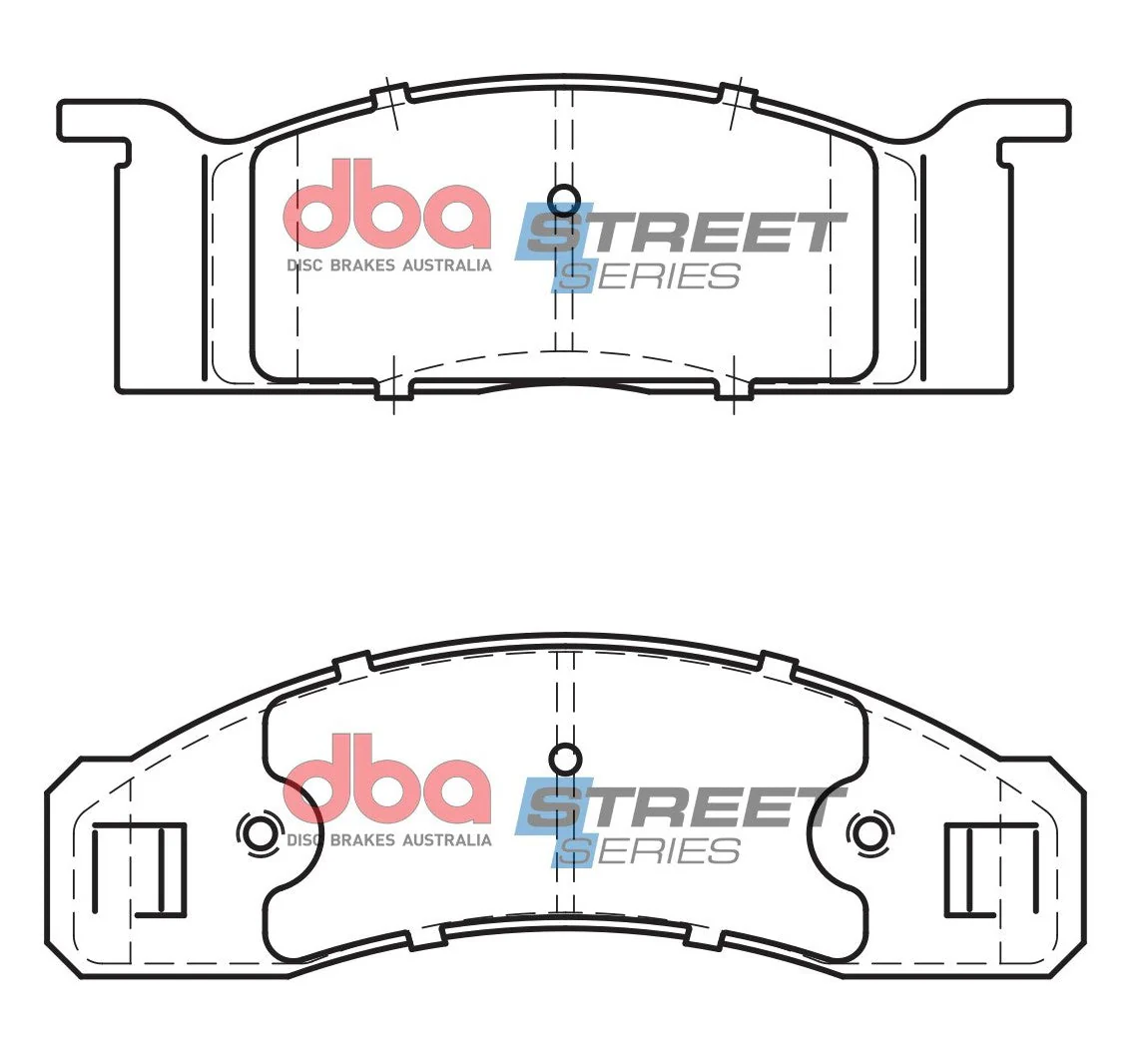 1970-1971 Ford Ranchero & More | DBA SS Street Series Brake Pads [Front] | DB1807SS - Image 5