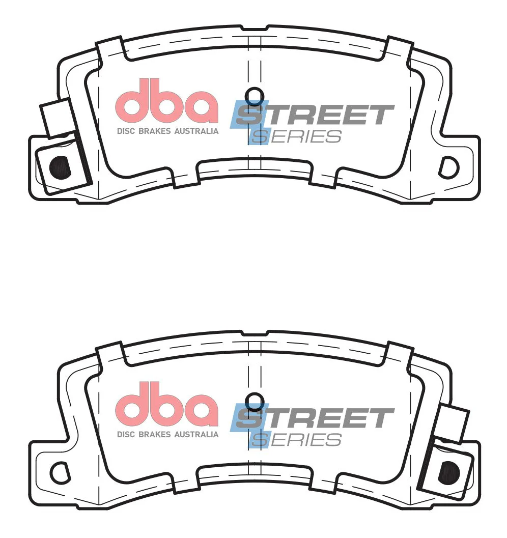 1999-2003 Lexus RX300 & More | DBA SS Street Series Brake Pads [Rear] | DB422SS - Image 5