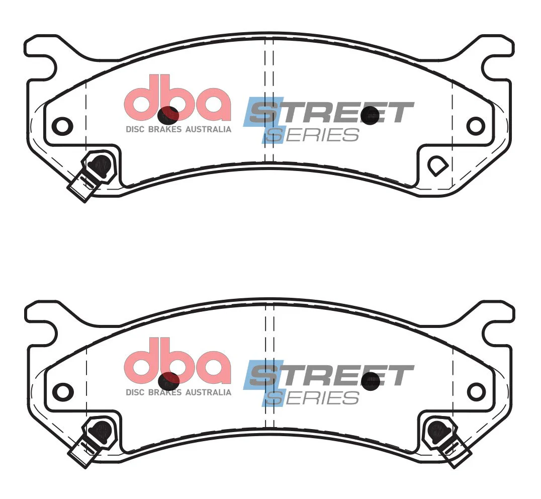 2000-2009 Chevrolet Suburban 2500 & More | DBA SS Street Series Brake Pads [Front | Rear] | DB2080SS - Image 5
