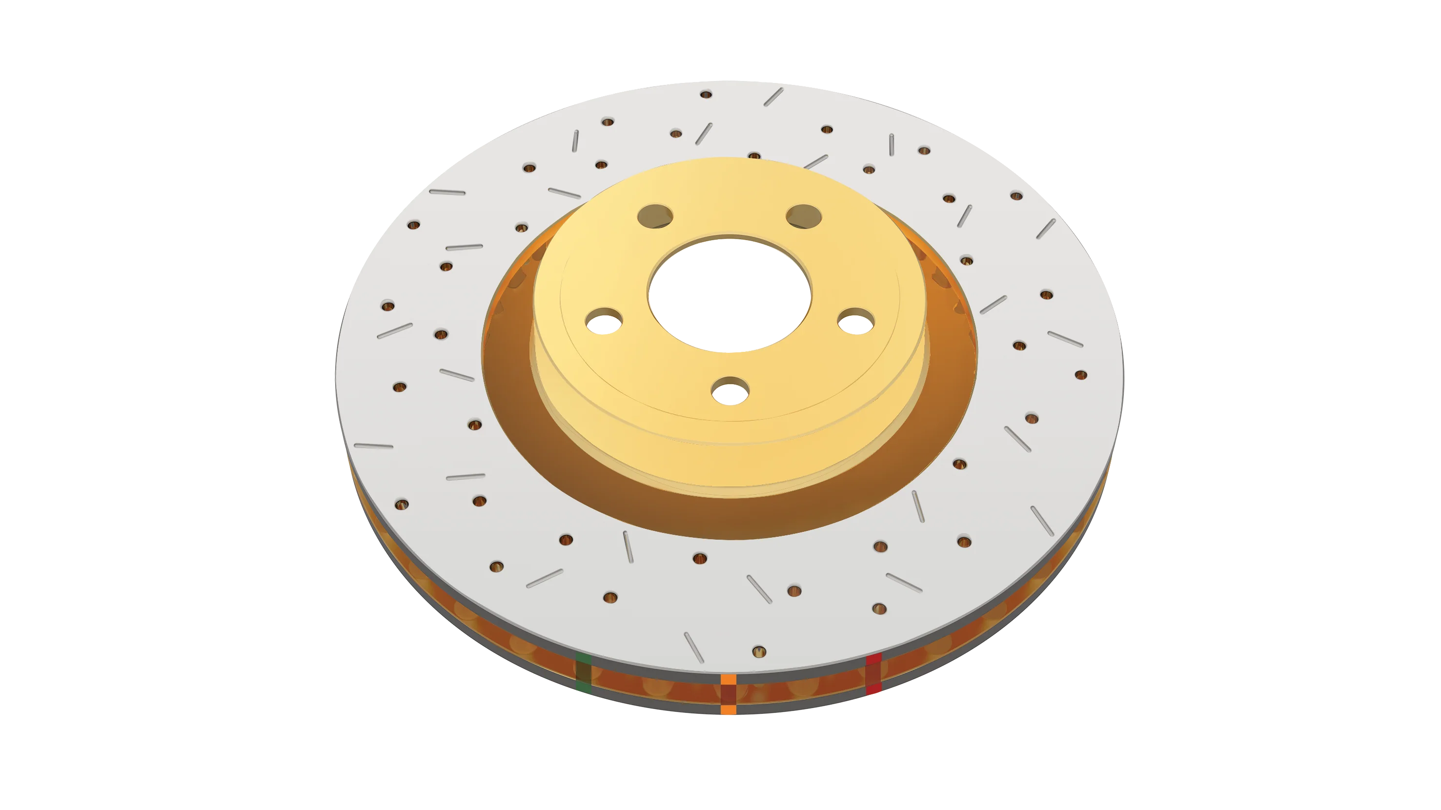 2001 Acura Integra Type R | DBA 4000 Series XS Cross-Drilled/Slotted Brake Rotor [Front] | DBA42508XS - Image 4