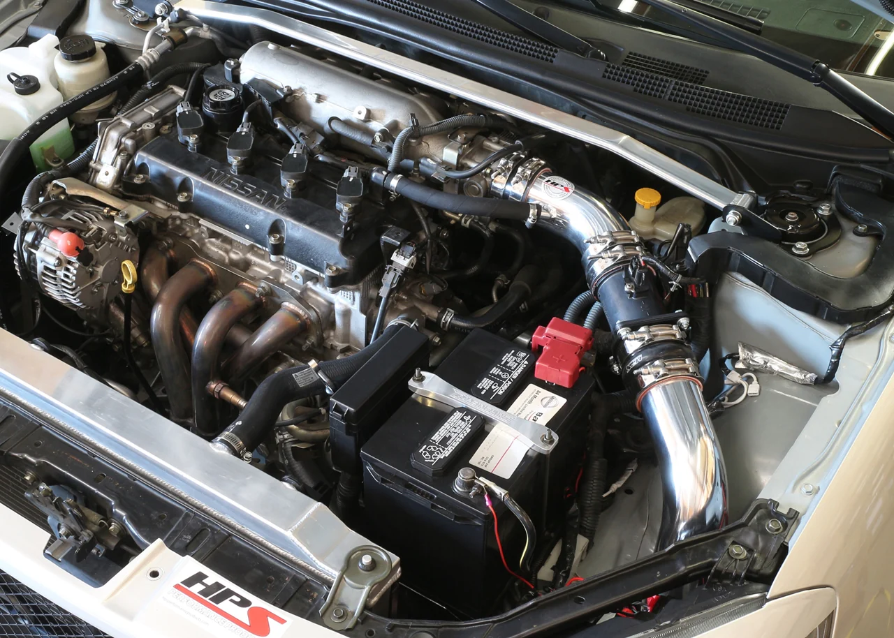 HPS Polish Cold Air Intake for 2002-2006 Nissan Altima 2.5L 4Cyl - Image 2