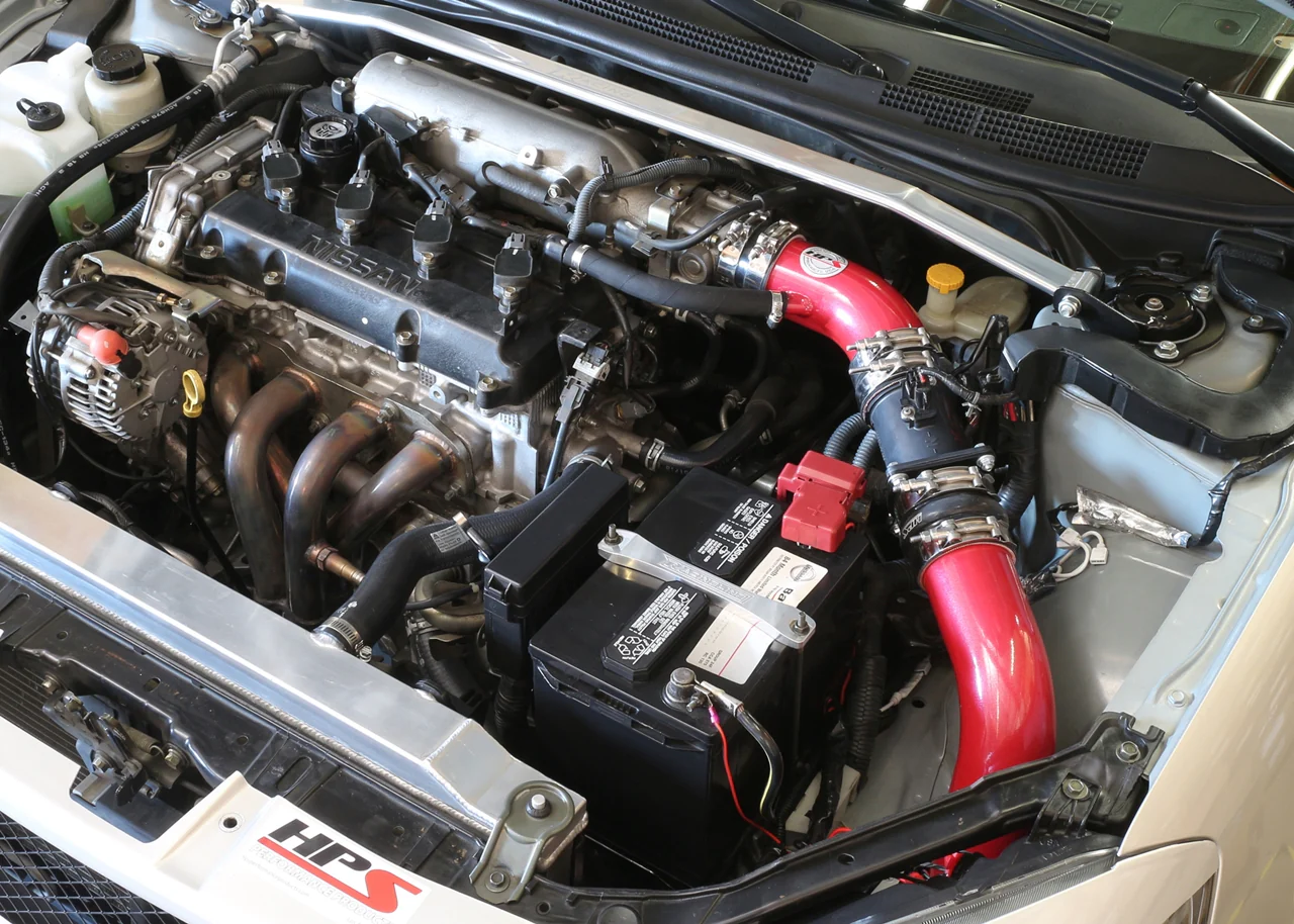HPS Red Cold Air Intake for 2002-2006 Nissan Altima 2.5L 4Cyl - Image 2