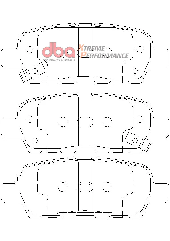 2002-2011 Nissan Altima & More | DBA XP Street Series Brake Pads [Rear] | DB1509XP - Image 5