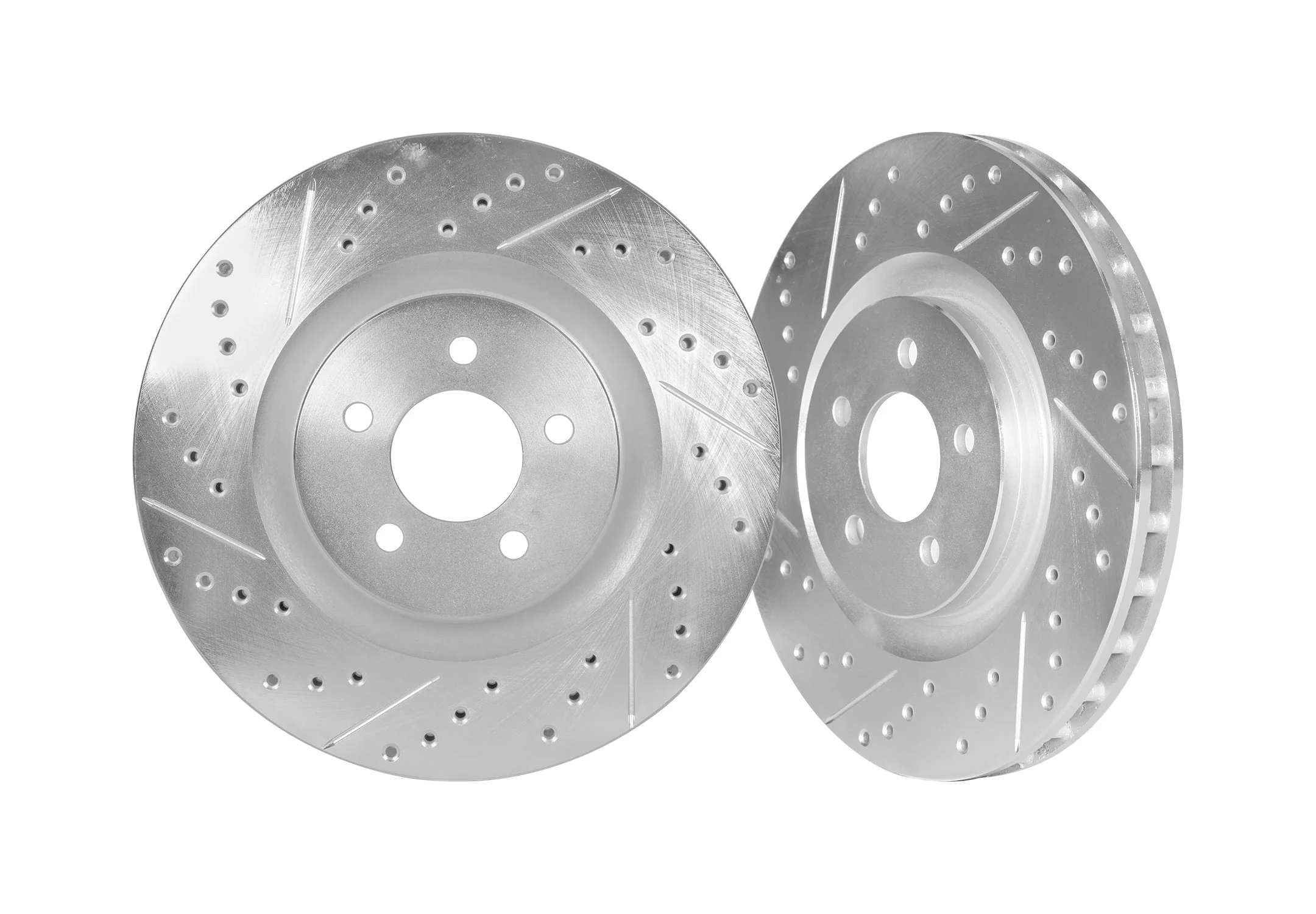 2003-04 Infiniti FX35 / FX45 Front Cross Drilled & Slotted 1-Pc Rotors (Set of 2) - NIS81009 - Image 4