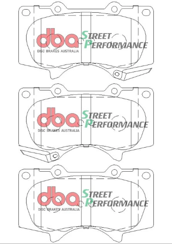 2003-2010 Toyota 4Runner & More | DBA SP Street Series Brake Pads [Front] | DB1482SP - Image 5
