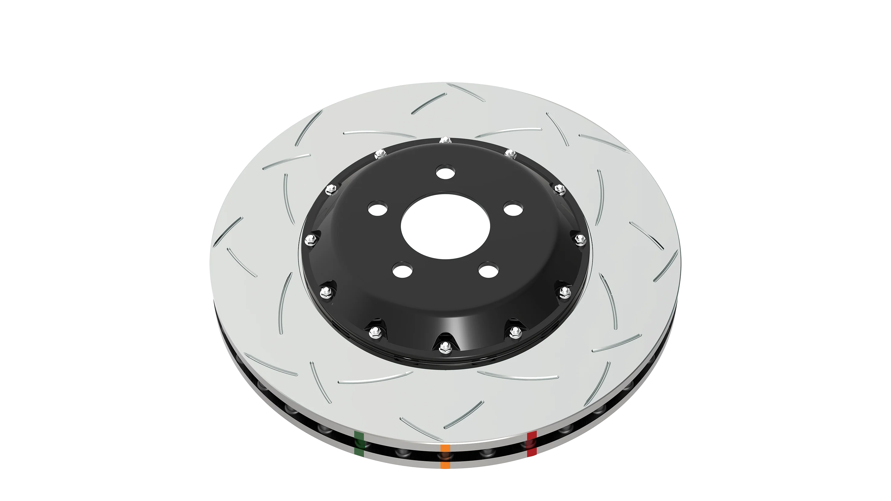 2003-2013 Subaru Forester & More | DBA 5000 Series Fully Assembled 2-Piece T3 Slot Brake Rotor [Front] | DBA5010BLKS - Image 5