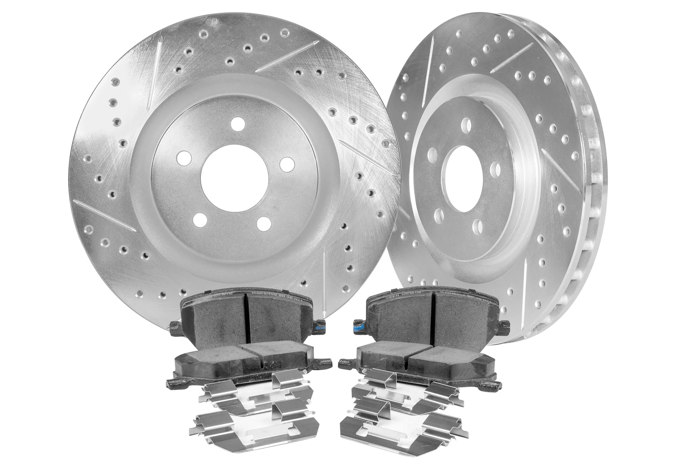 2005-08 Infiniti FX35 / FX45 Front Cross Drilled & Slotted 1-Pc Rotors (Set of 2) - NIS81010 - Image 5