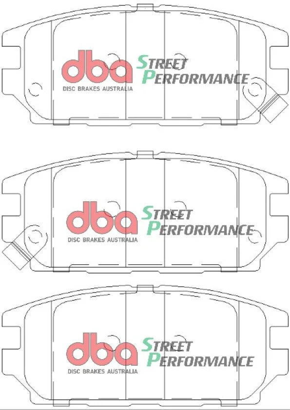 2006-2010 Mitsubishi Eclipse & More | DBA SP Street Series Brake Pads [Rear] | DB1238SP - Image 5