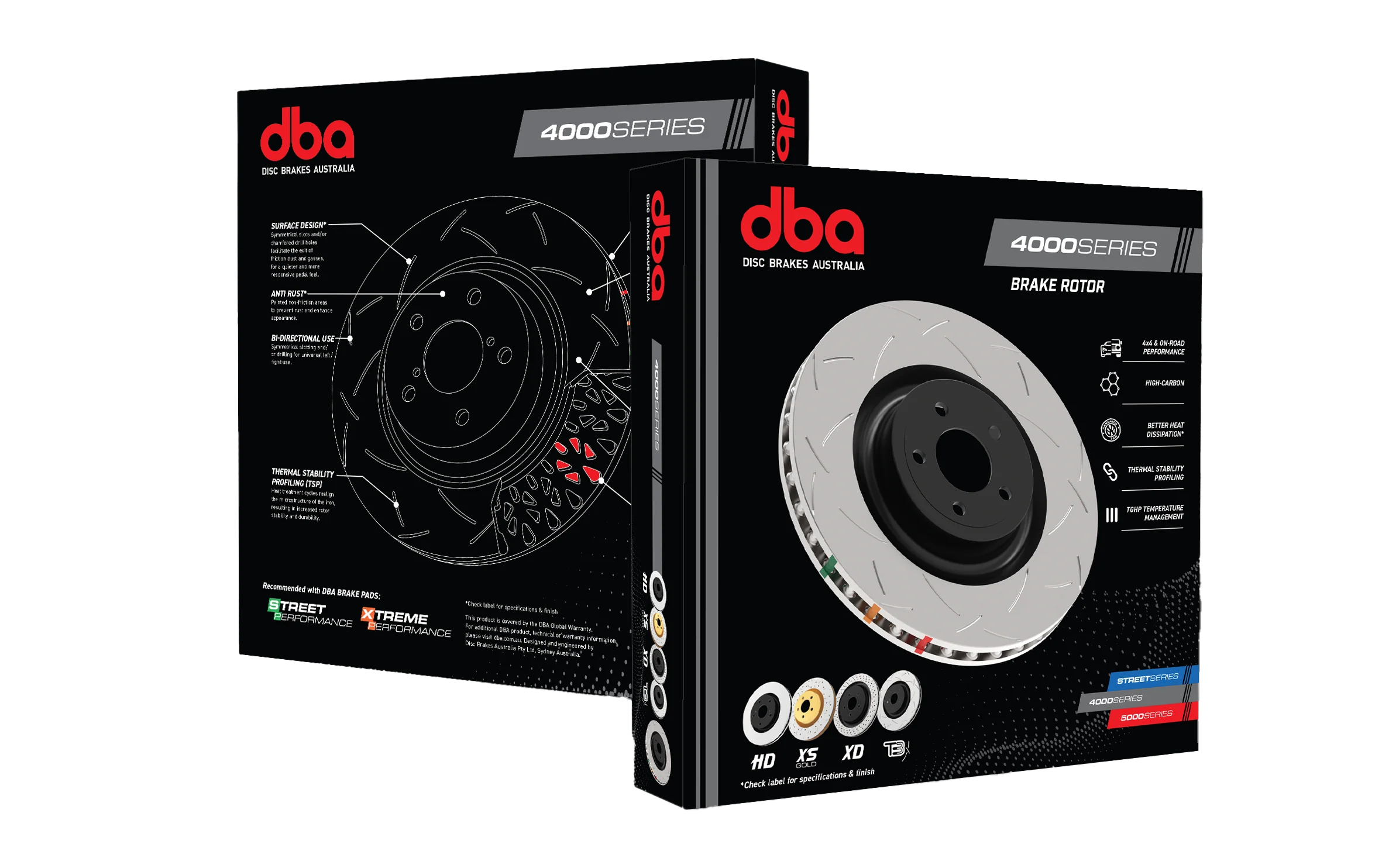 2006-2013 Honda Civic & More | DBA 4000 Series T3 Slot Brake Rotor [Front] | DBA42500S - Image 2