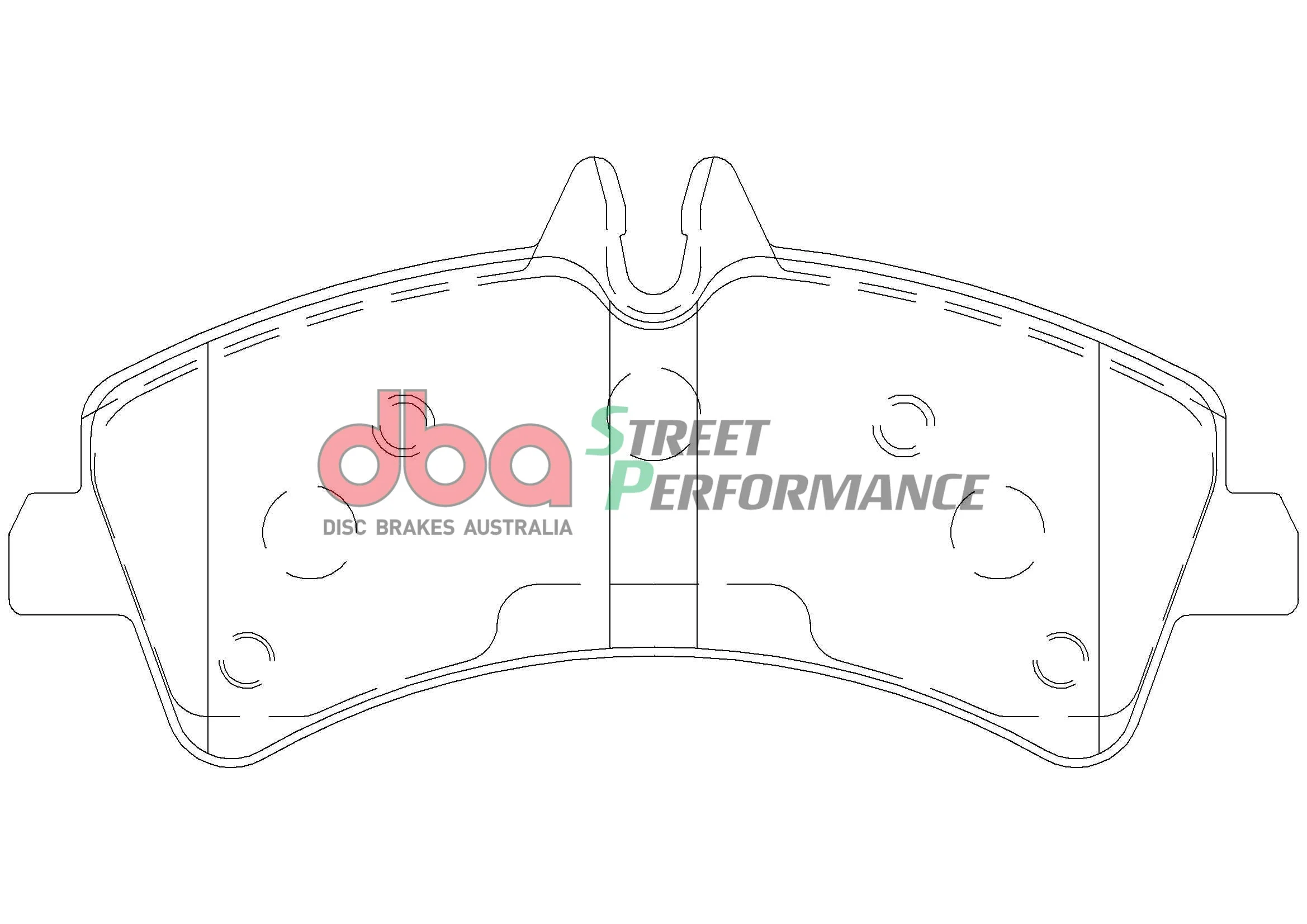 2007-2009 Dodge Sprinter 3500 | DBA SP Street Series Brake Pads [Rear] | DB1975SP - Image 5
