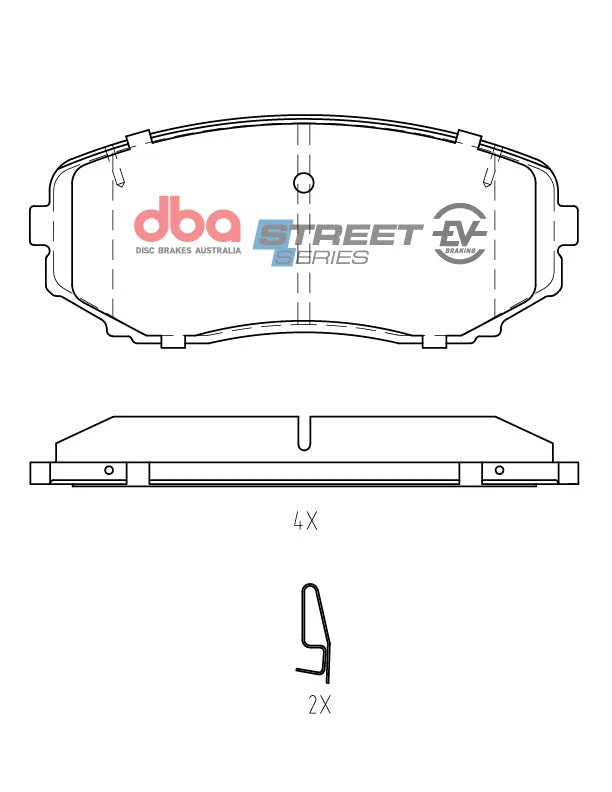 2007-2012 Mazda CX-7 & More | DBA SSEV Street Series Brake Pads [Front] | DB1916SSEV - Image 5