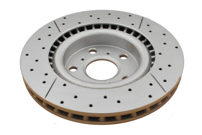 2008-2009 Pontiac G8 | DBA Street Series Gold Cross-Drilled/Slotted Brake Rotor [Front] | DBA2028X - Image 3