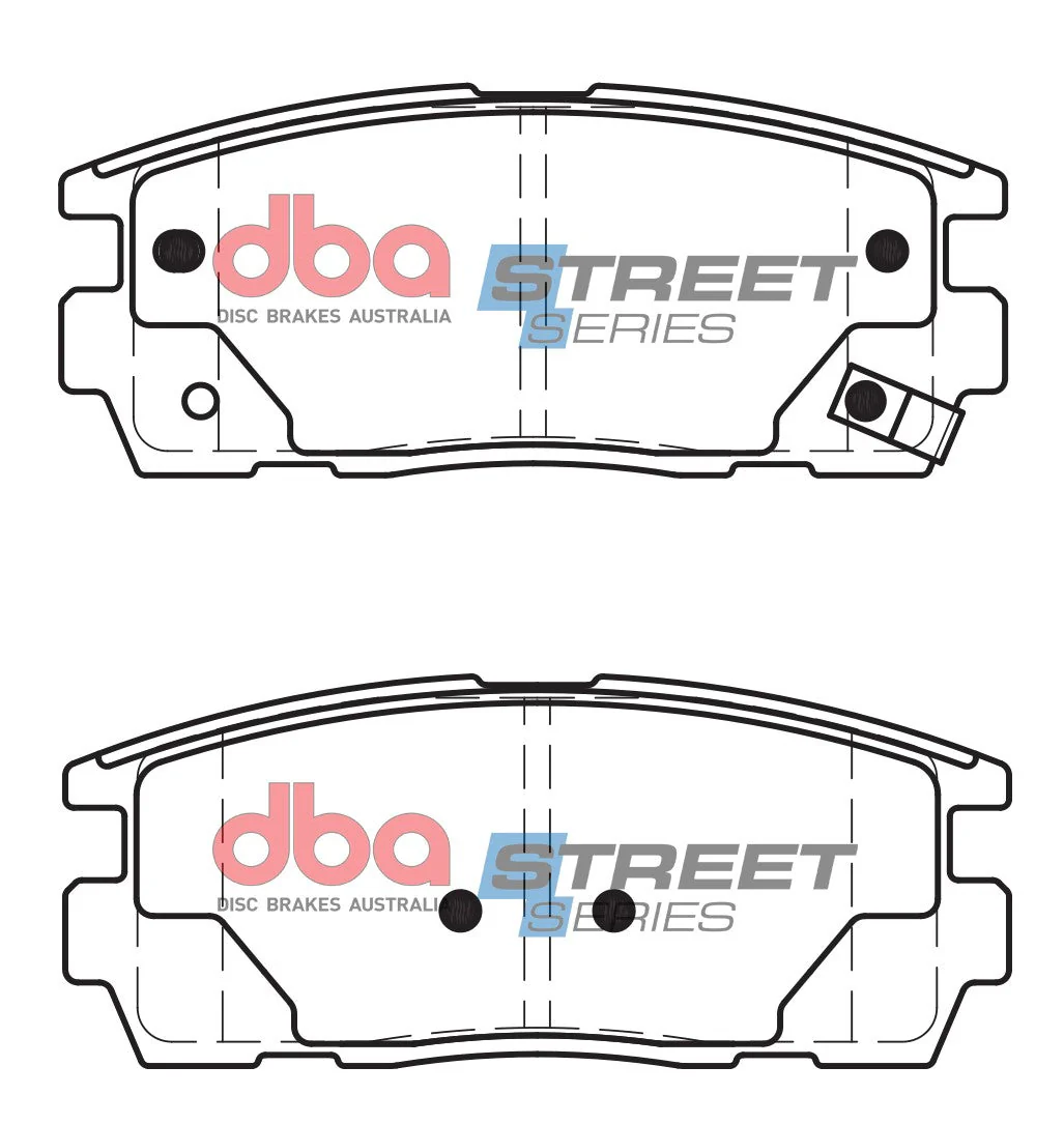 2008-2010 Chevrolet Equinox & More | DBA SS Street Series Brake Pads [Rear] | DB1862SS - Image 5