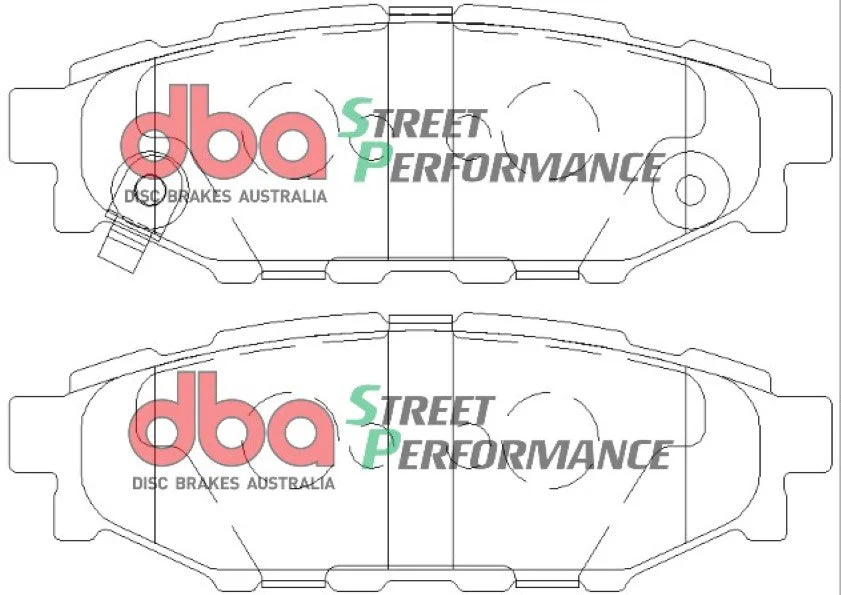2008-2012 Subaru Outback & More | DBA SP Street Series Brake Pads [Rear] | DB1803SP - Image 5