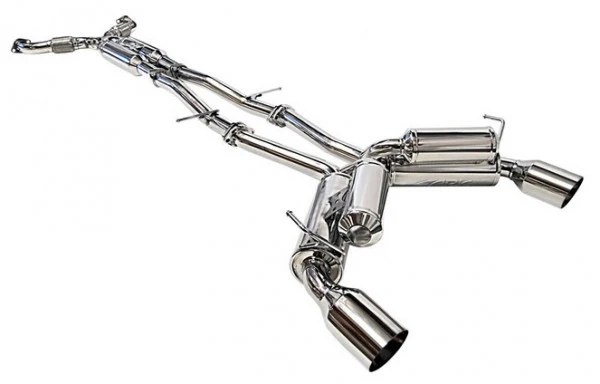 2008-2013 Infiniti G37 Coupe [AWD] GRiP Exhaust System w/ Polished Tips | ARK - SM1102-0107G