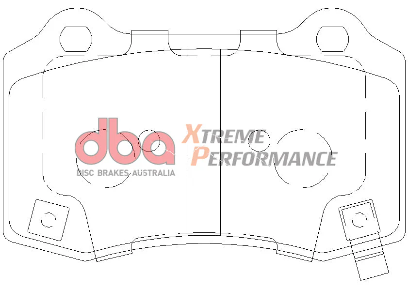 2008-2014 Dodge Challenger SRT8 & More | DBA XP Street Series Brake Pads [Rear] | DB2260XP - Image 5
