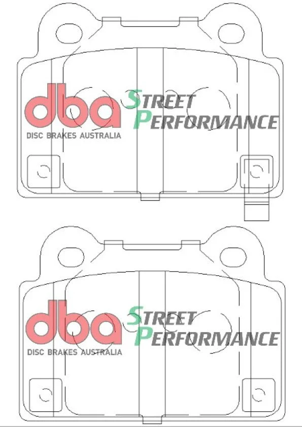 2008 Mitsubishi Lancer & More | DBA SP Street Series Brake Pads [Rear] | DB2215SP - Image 5