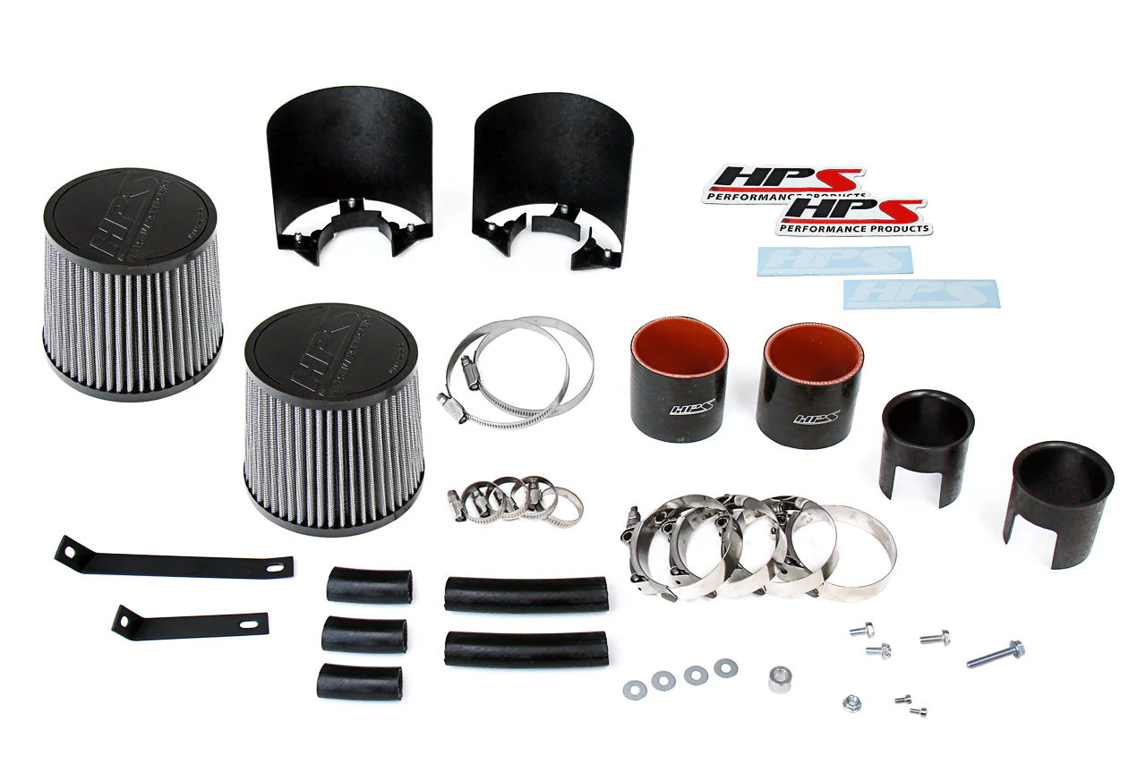 HPS Blue Shortram Air Intake + Heat Shield Nissan for 2009-2020 370Z 3.7L V6 - Image 5