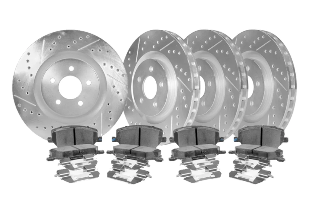 2013-2018 Nissan Altima / 2019-2022 Nissan Altima (FWD) - STILLEN Cross Drilled & Slotted 1-Pc Rotors (Set of 4) - NIS91011