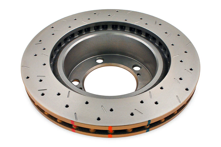 2013-2017 Toyota Land Cruiser & More | DBA 4000 Series XS Cross-Drilled/Slotted Brake Rotor [Front] | DBA42722XS - Image 3