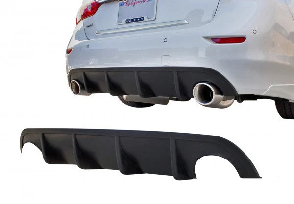 2014-2017 Infiniti Q50 - STILLEN  Rear Diffuser [Matte Black] - KB11222MB