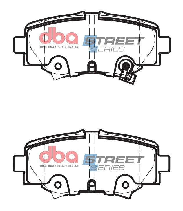 2014-2016 Mazda 3 | DBA SS Street Series Brake Pads [Rear] | DB2331SS - Image 5