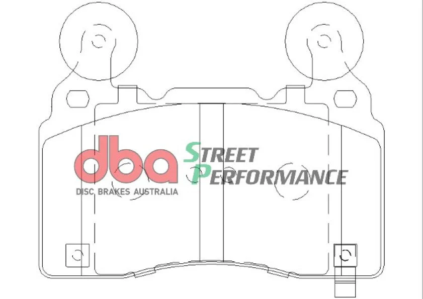 2014-2017 Chevrolet SS & More | DBA SP Street Series Brake Pads [Front] | DB2358SP - Image 5