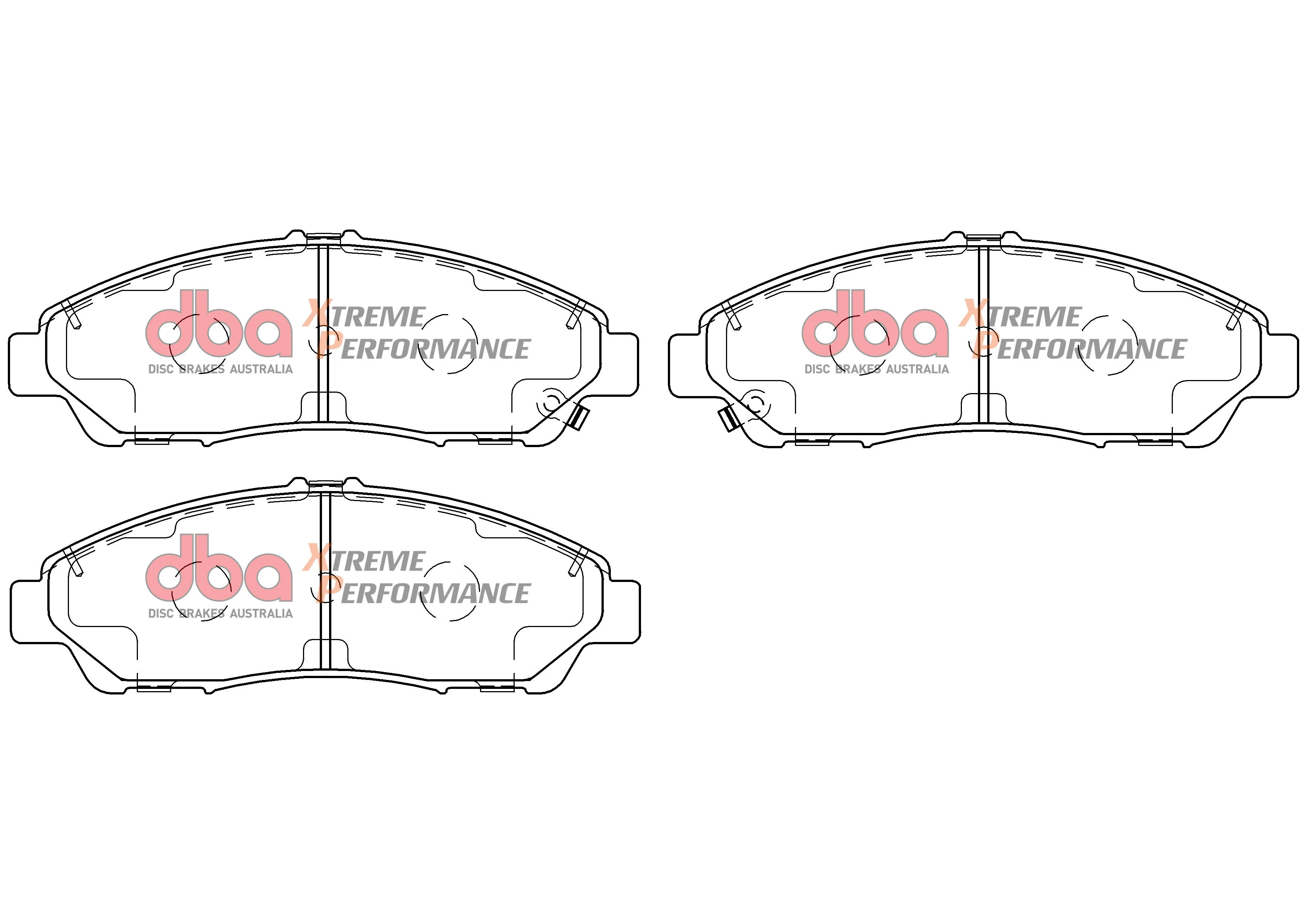 2014-2018 Honda Pilot & More | DBA XP Street Series Brake Pads [Front] | DB8396XP - Image 5