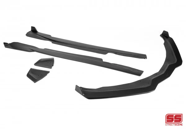 STREET SCENE 2014-2019 CORVETTE C7 GROUND EFFECTS KIT SKU# 950-70624 Matte Black - Image 4