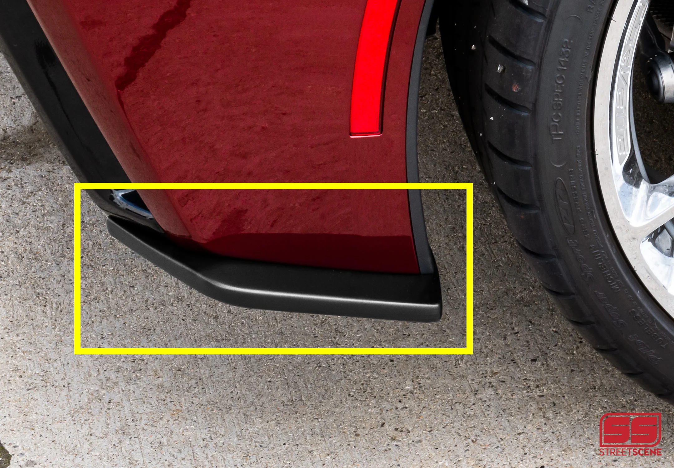 STREET SCENE 2014-2019 CORVETTE C7 GROUND EFFECTS KIT SKU# 950-70624 Matte Black - Image 6