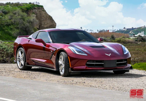 STREET SCENE 2014-2019 CORVETTE C7 FRONT SPLITTER SKU# 950-70620 - Image 8