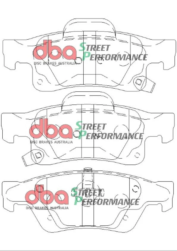 2015-2016 Jeep Grand Cherokee & More | DBA SP Street Series Brake Pads [Rear] | DB2217SP - Image 5