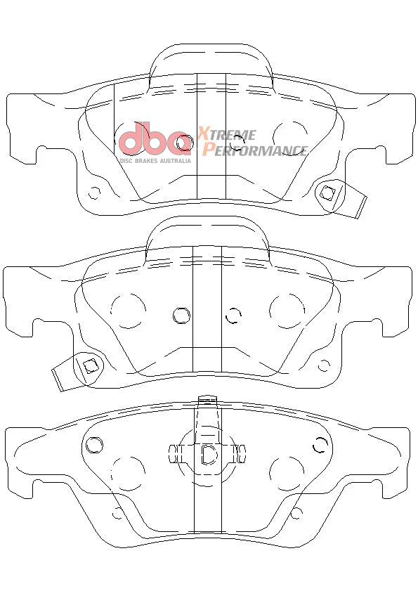 2015-2016 Jeep Grand Cherokee & More | DBA XP Street Series Brake Pads [Rear] | DB2217XP - Image 5