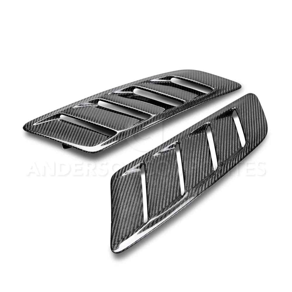 2015-2017 Ford Mustang GT Type-AB Hood Vents- Anderson Composites - AC-HV15FDMUGT-AB