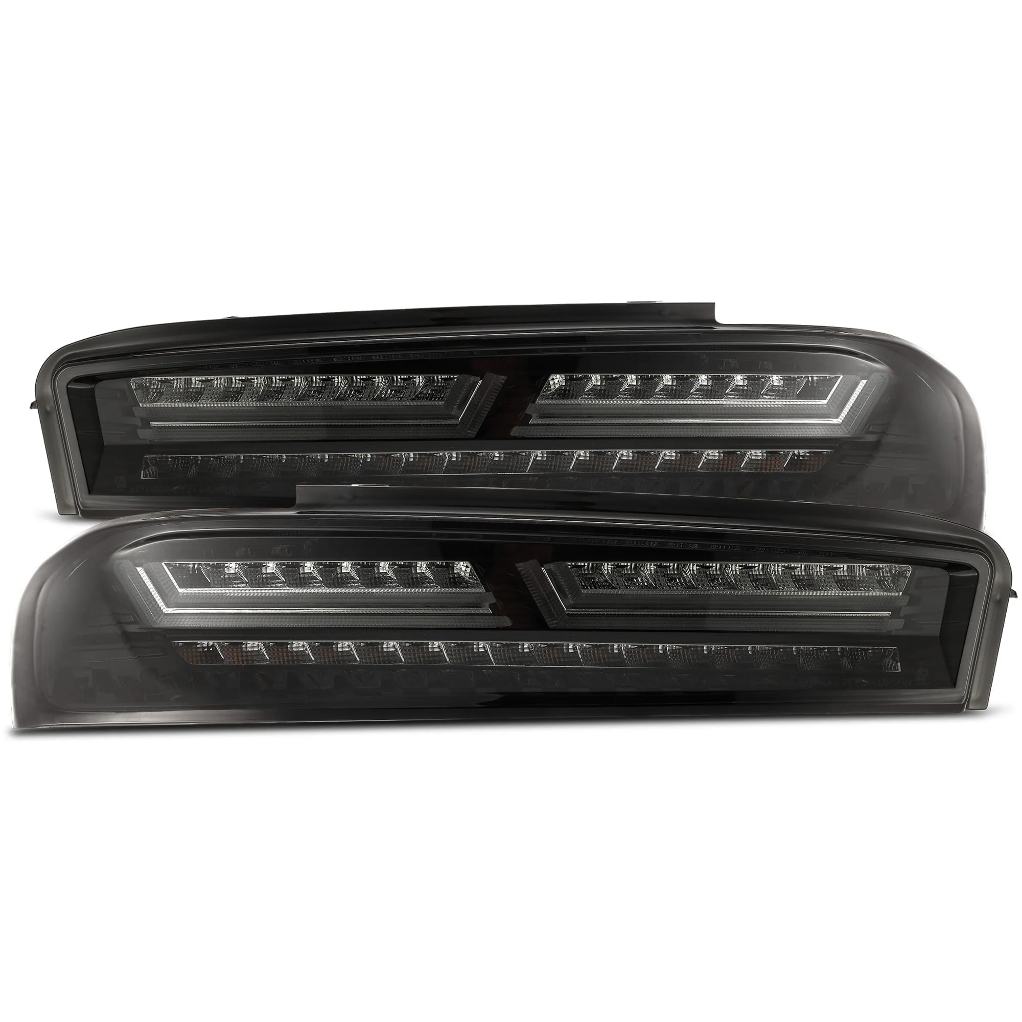 2015-2019 GMC Sierra 3500HD Dually PRO-Series LED Tail Lights Jet Black Alpha-Rex 620010