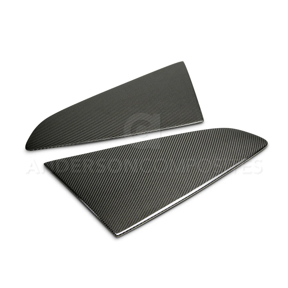 2015-2023 Ford Mustang Type -F Flat Window Louvers- Anderson Composites - AC-WL15FDMU-F