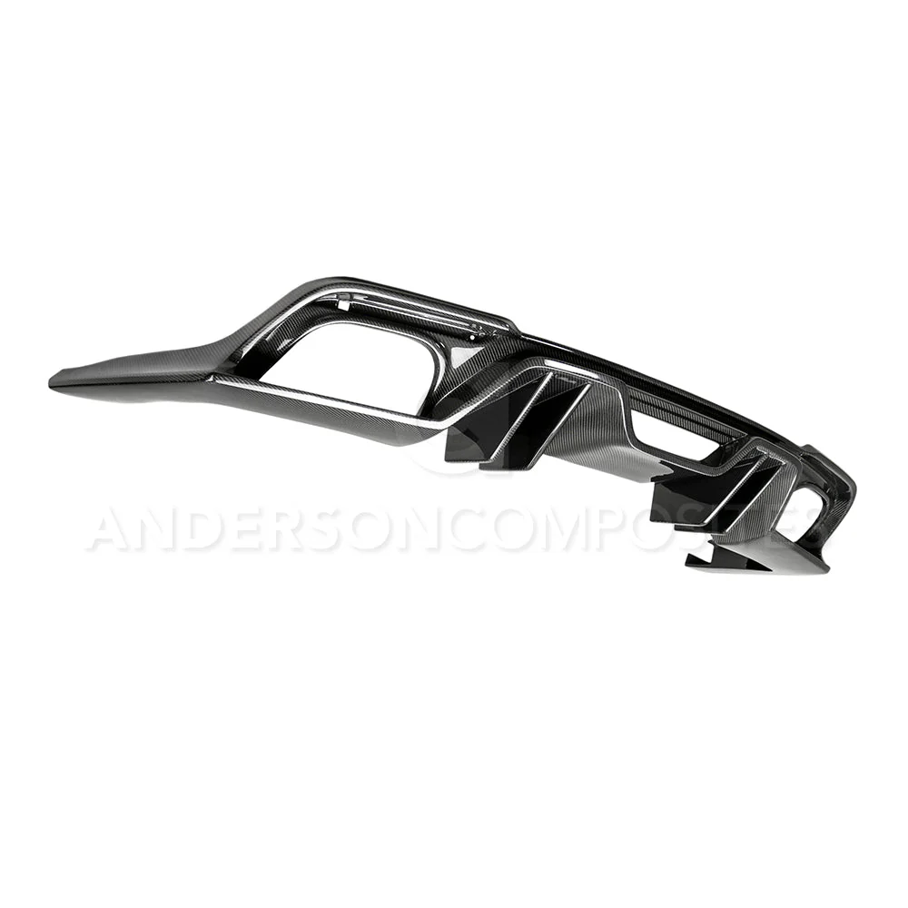 2015-2023 Ford Mustang Type-AR Quad Tip Rear Valance- Anderson Composites - AC-RL18FDMU-AR