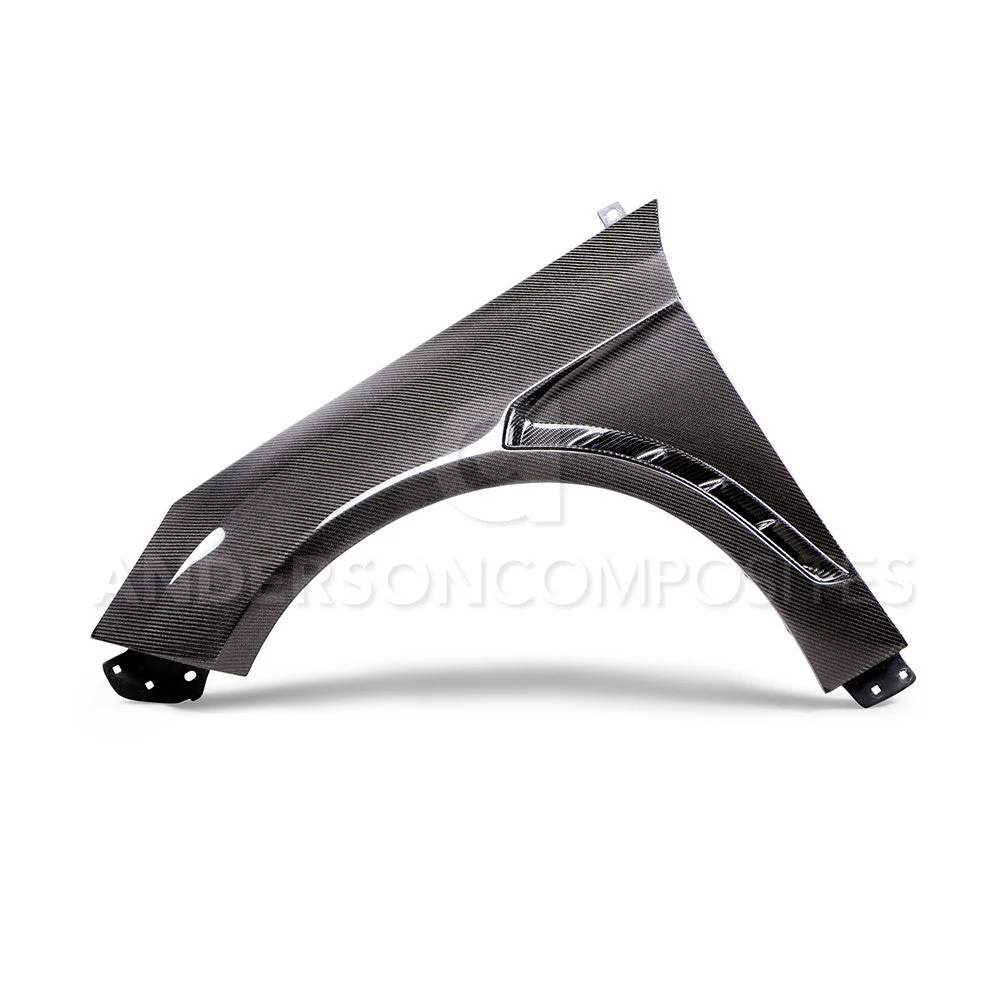 2016-2018 Ford Focus RS Type-GR Front Fenders (0.4 Inch Wider) - Anderson Composites - AC-FF16FDFO-GR