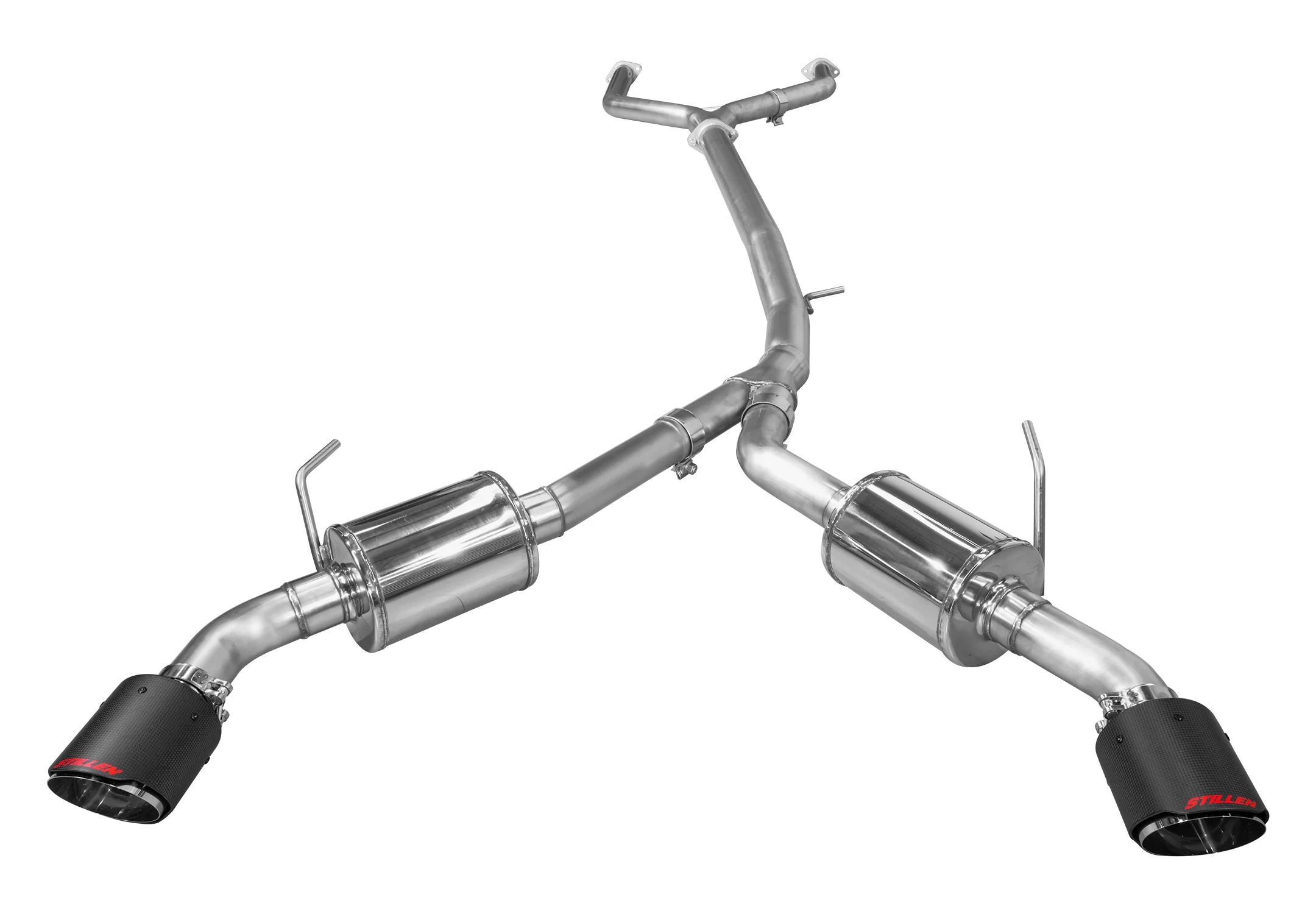 2016-2024 Infiniti Q50 [3.0t] - STILLEN Cat Back Exhaust w/ Carbon Fiber Tips - 504450 - Image 3