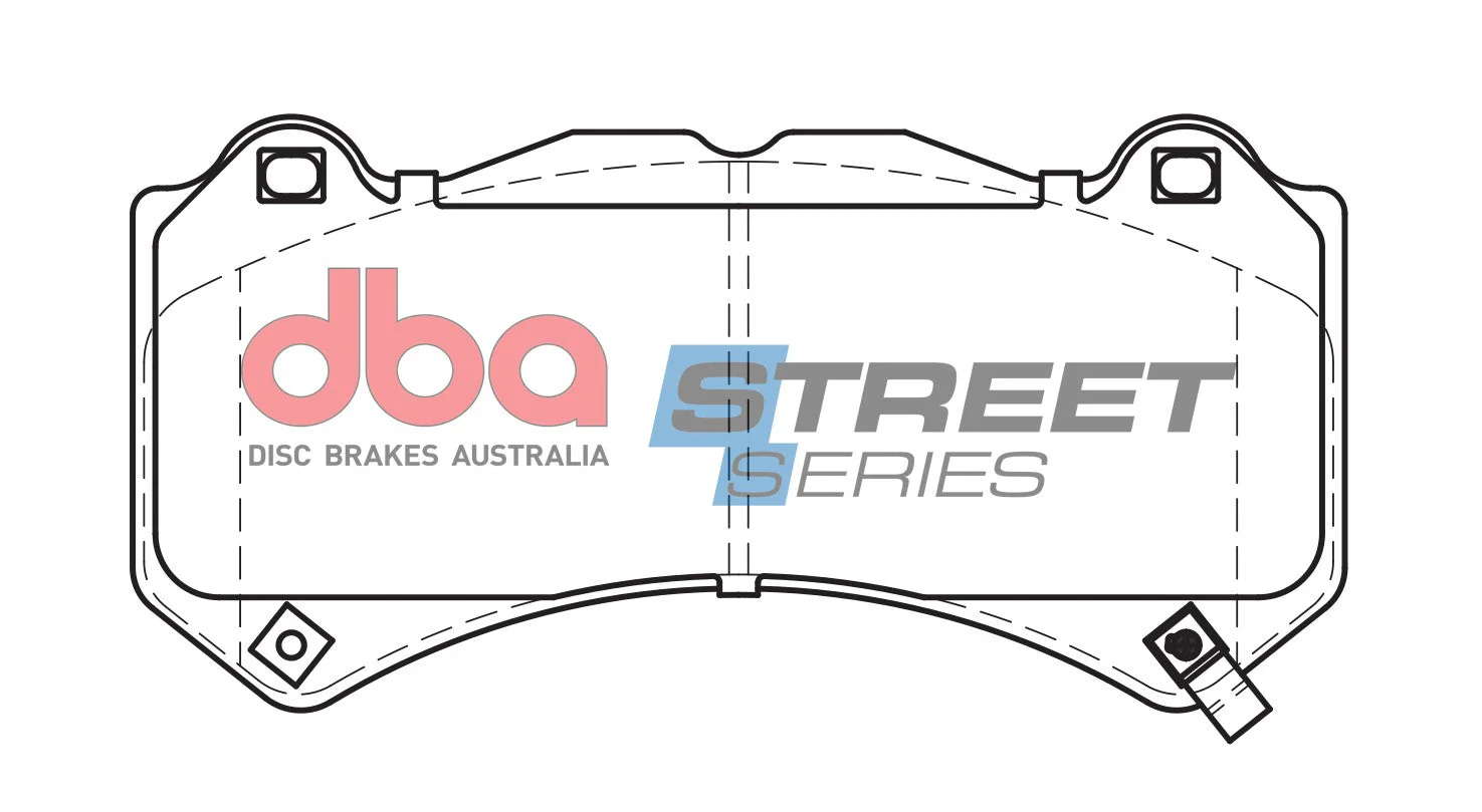 2016-2019 Dodge Challenger & More | DBA SS Street Series Brake Pads [Front] | DB2375SS - Image 5