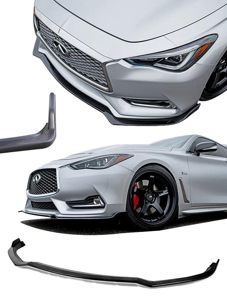2017-2022 Infiniti Q60 3.0t - STILLEN Front Splitter - KB11230