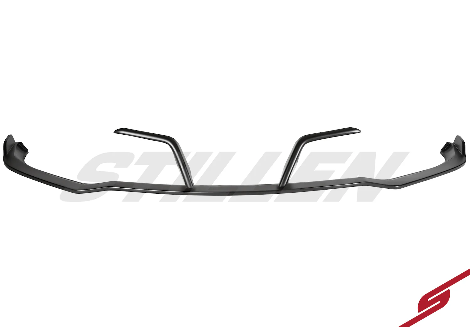 2017-2022 Infiniti Q60 - STILLEN Front Splitter & Winglets [Matte Black] - KB11232