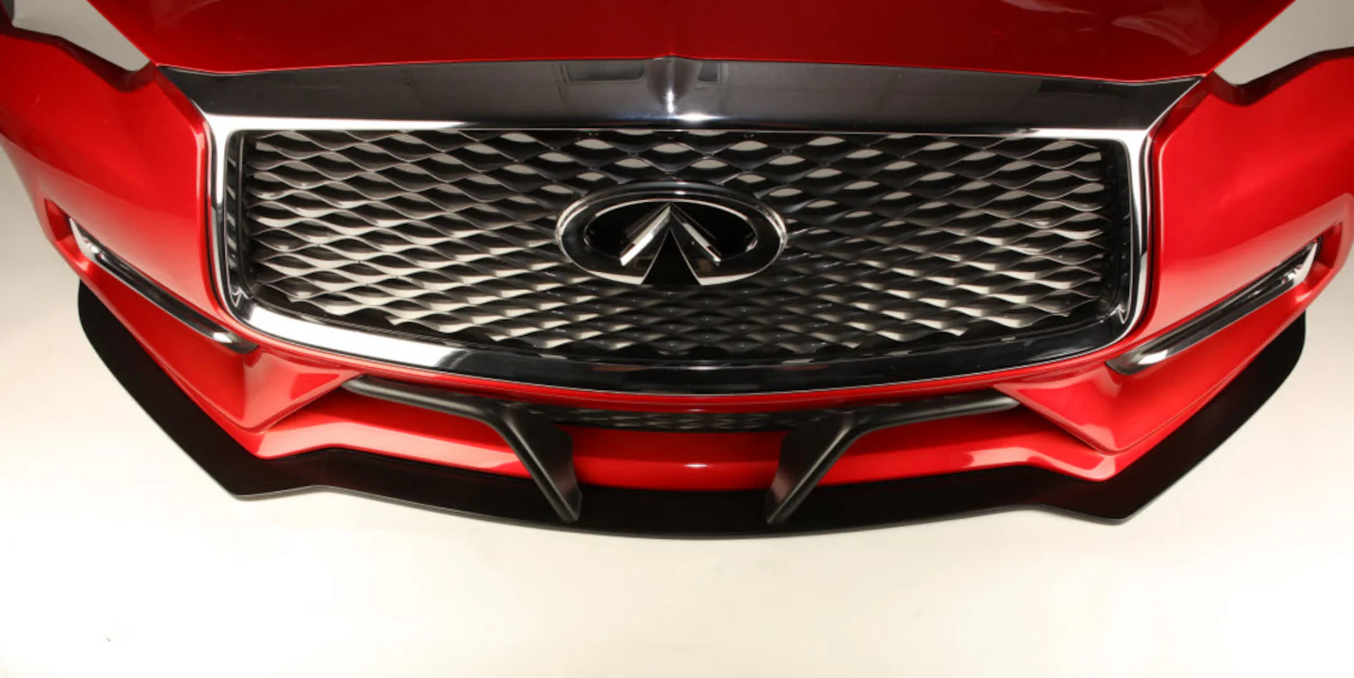 2017-2022 Infiniti Q60 - STILLEN Front Splitter & Winglets [Matte Black] - KB11232 - Image 5
