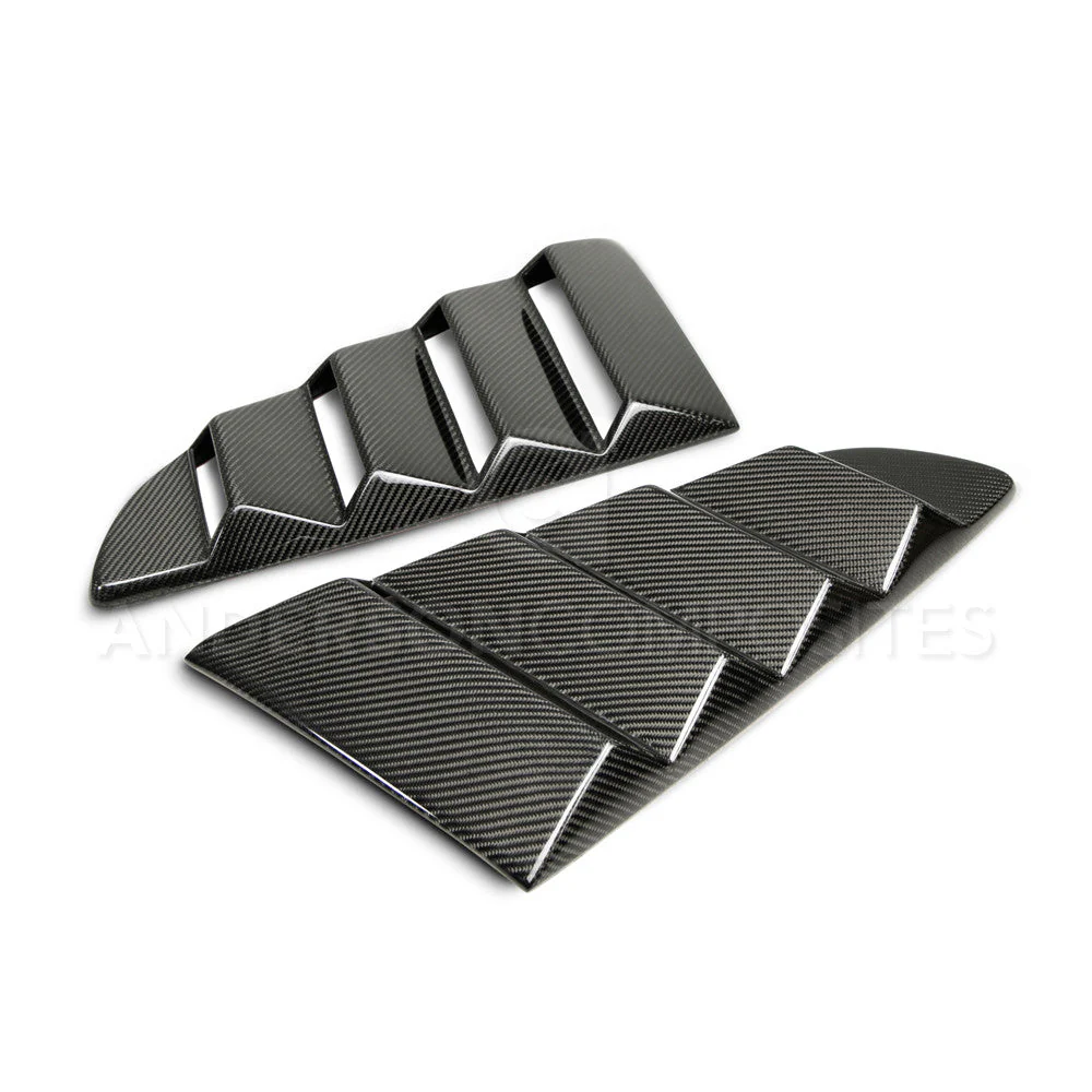 2015-2023 Ford Mustang Type-V Vented Window Louvers- Anderson Composites - AC-WL15FDMU-V