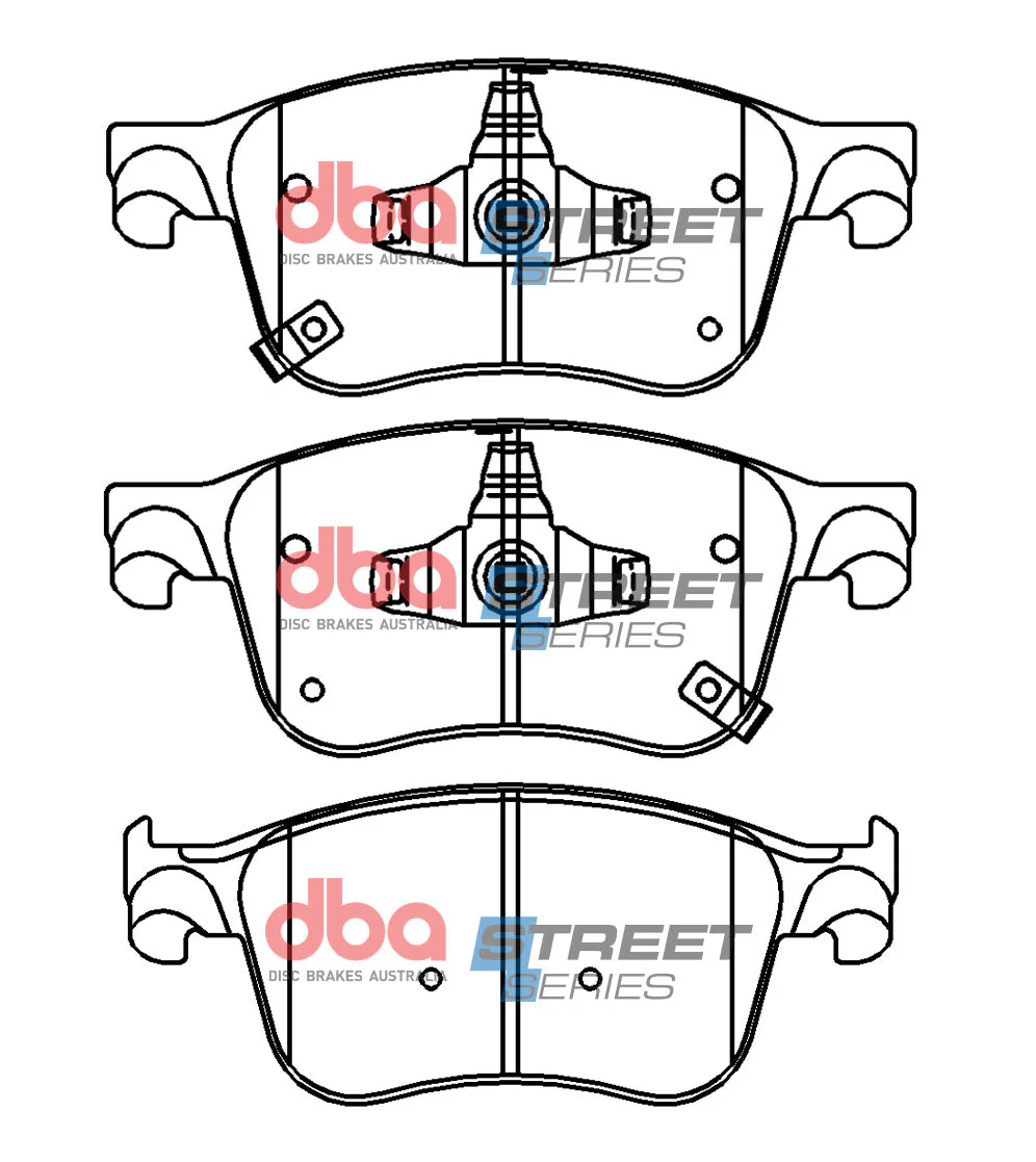 2018 Honda Accord & More | DBA SS Street Series Brake Pads [Front] | DB15087SS - Image 5