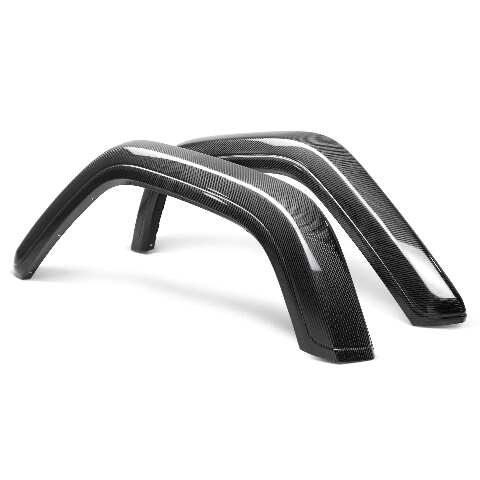 2019-2024 Jeep Wrangler (JL) Carbon Fiber Rear Fender Flares  - Anderson Composites - AC-FLR18JPJL-R - Image 2