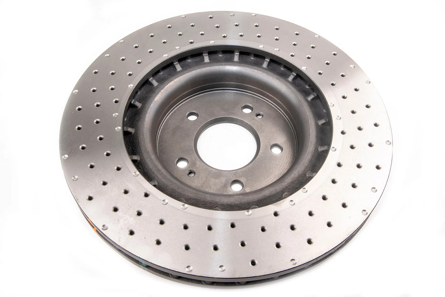 2020-2022 Kia Stinger | DBA 4000 Series Cross-Drilled/Dimpled [Front] | DBA43342XD