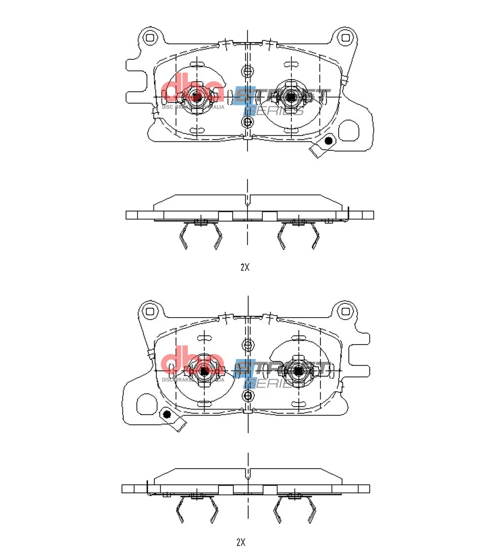 2021-2022 Genesis GV80 | DBA SS Street Series Brake Pads [Front] | DB15141SS - Image 5
