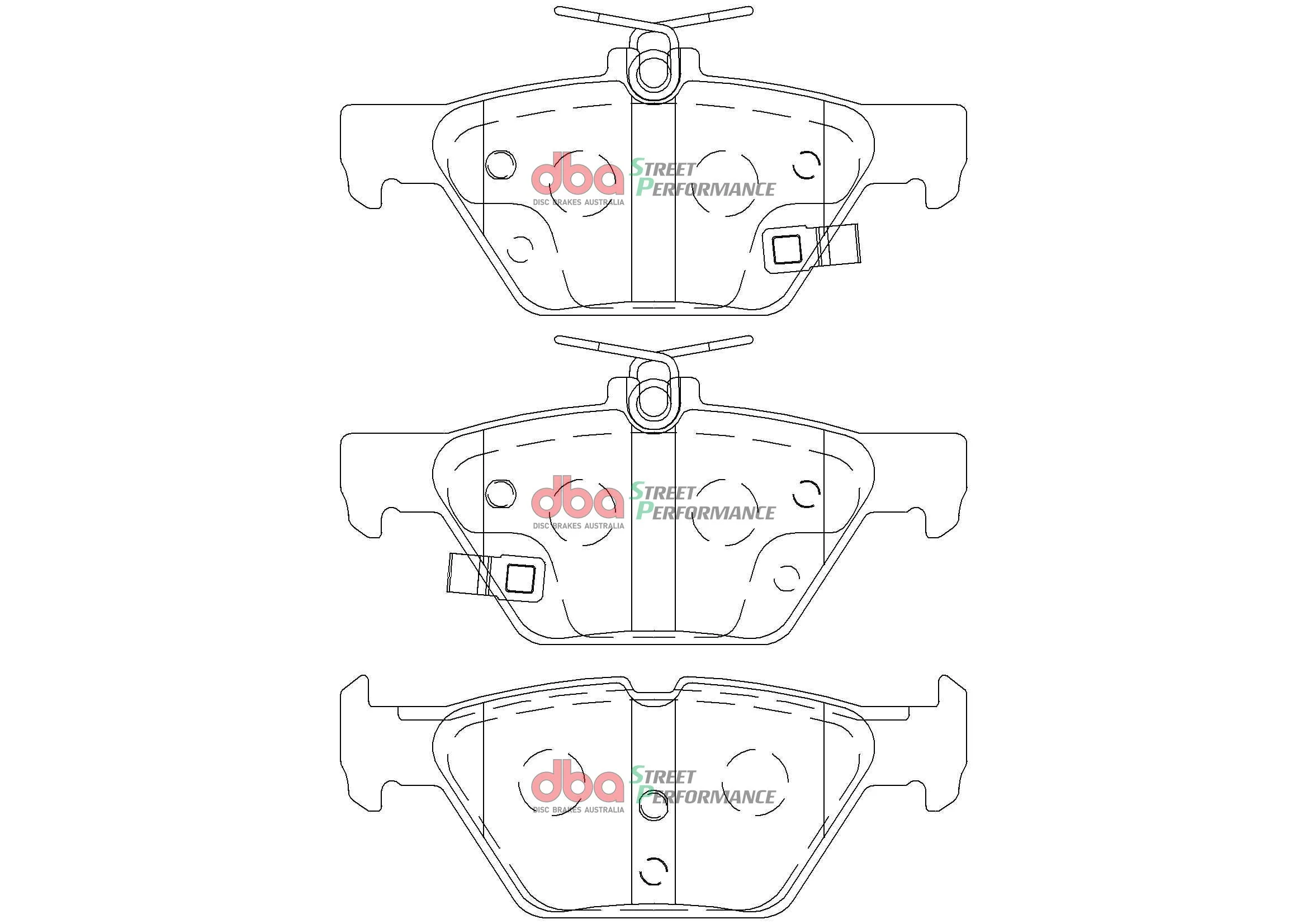 2021-2022 Subaru Forester & More | DBA SP Street Series Brake Pads [Rear] | DB2398SP - Image 5