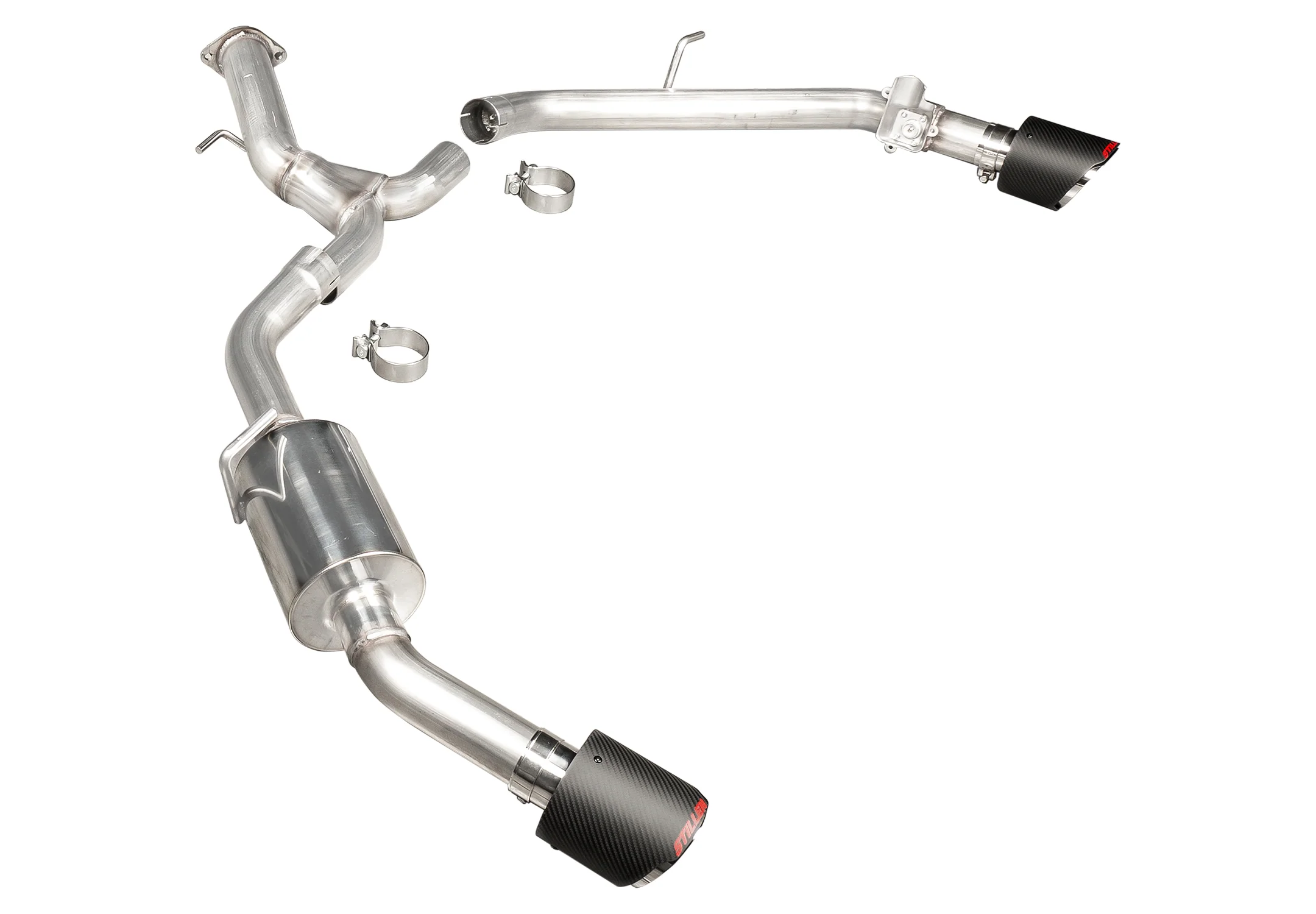 2022+ Hyundai Elantra N - STILLEN Axle-Back Exhaust System - 504200 / 504201 / 504202 - Image 6